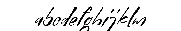 Glamorat Italic Font LOWERCASE