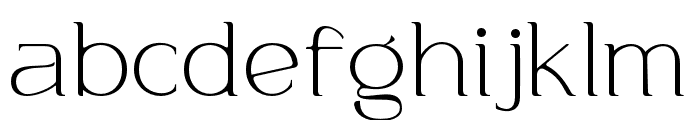 Glamost-Regular Font LOWERCASE