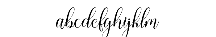 Glamour Font LOWERCASE