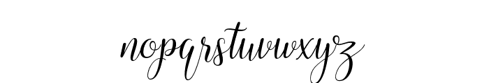 Glamour Font LOWERCASE