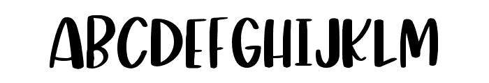 Glamper Regular Font UPPERCASE