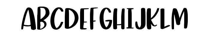 Glamper Regular Font LOWERCASE