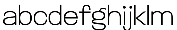 Glancyr Neue Thin Font LOWERCASE