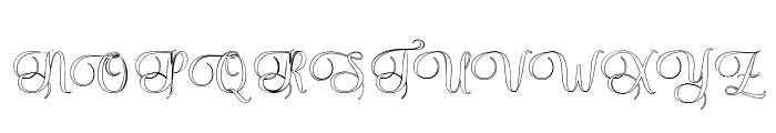 Glanlen Font UPPERCASE