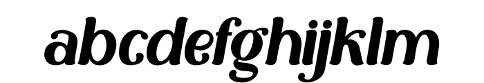Glareous Font LOWERCASE