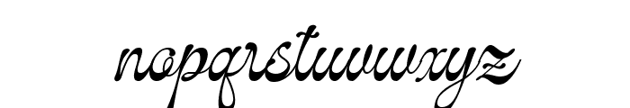 Glaritza Script Italic Font LOWERCASE