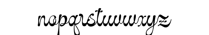 Glaritza Script Regular Font LOWERCASE