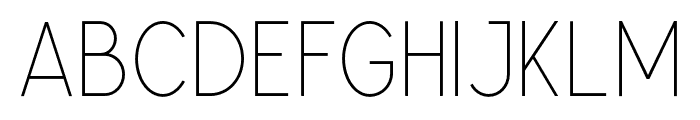 Glaschu Light Font UPPERCASE