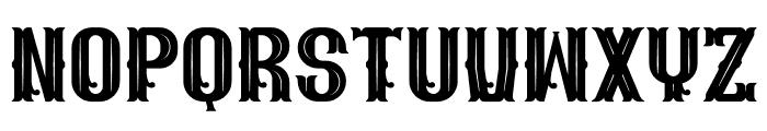 Glaser Western Font UPPERCASE