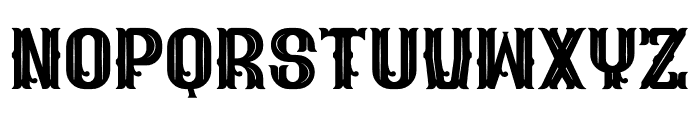 Glaser Western Font LOWERCASE