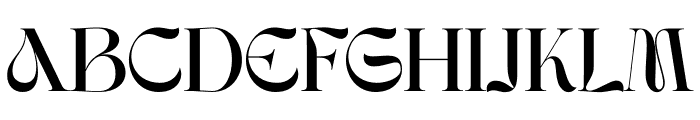 Glasio Font UPPERCASE