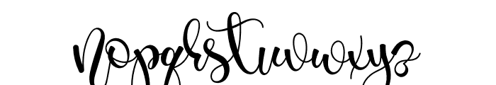 Glassy Anchor Font LOWERCASE