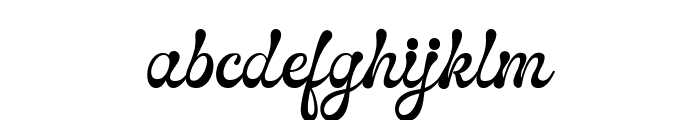 Glasthone Calligraphy font Reg Font LOWERCASE
