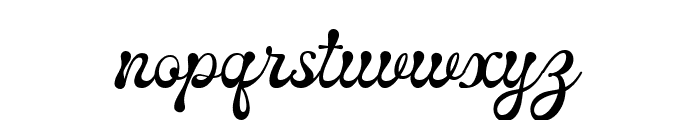 Glasthone Calligraphy font Reg Font LOWERCASE