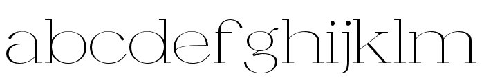 Glastigo-Regular Font LOWERCASE