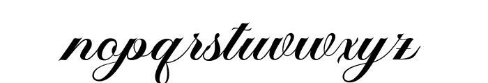 GlastonBrilliant Font LOWERCASE