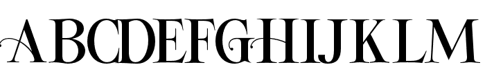 GlathenFantastic Font UPPERCASE