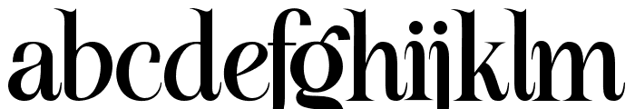 GlathenFantastic Font LOWERCASE