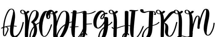 Glathly Font UPPERCASE