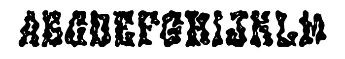 Glayouzz Font UPPERCASE