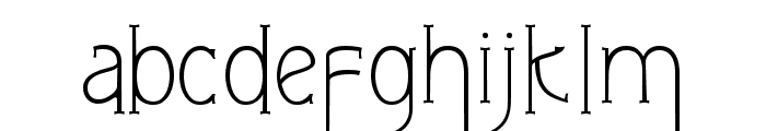 Gleams serif display Light Font LOWERCASE