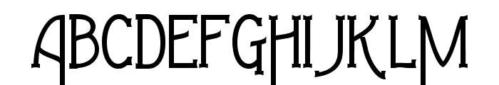 Gleams serif display Font UPPERCASE