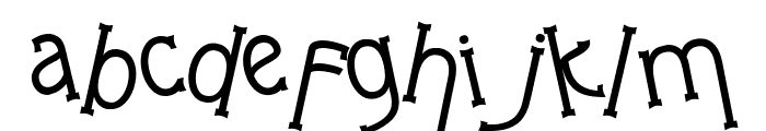 Gleams serif playful Font LOWERCASE