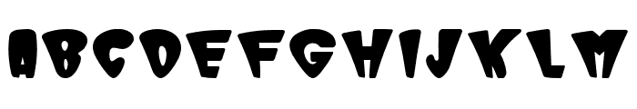 Glee Glyph Regular Font UPPERCASE