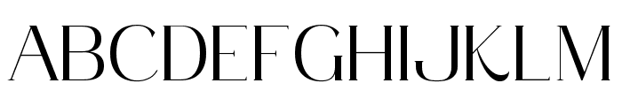 Glemor Typeface Regular Font UPPERCASE