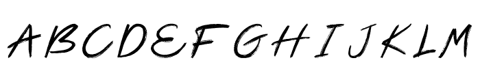 GlemorTypeface-Regular Font LOWERCASE