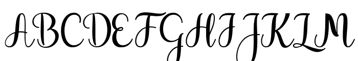 GlenfieldScript Font UPPERCASE