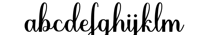 GlenfieldScript Font LOWERCASE