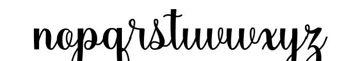 GlenfieldScript Font LOWERCASE