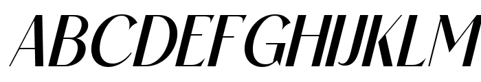 Glenite Elegante Italic Regular Font UPPERCASE