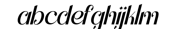 Glenite Elegante Italic Regular Font LOWERCASE