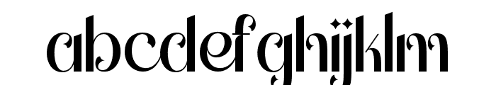 GleniteElegante-Regular Font LOWERCASE