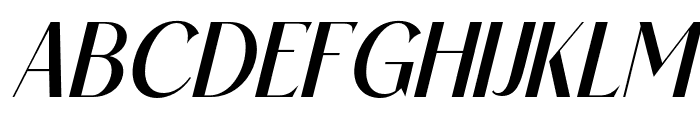 GleniteEleganteItalic-Regular Font UPPERCASE