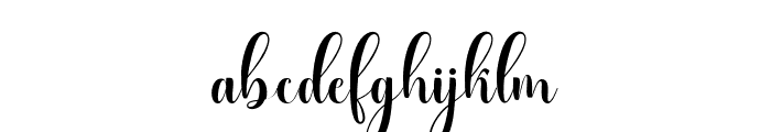 GlenthyaHabithan Font LOWERCASE