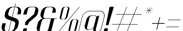 Gleriouh Italic Font OTHER CHARS