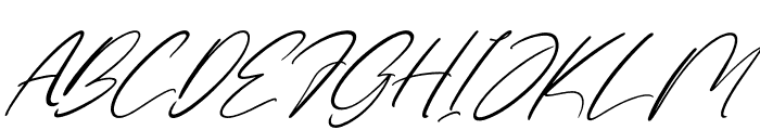 Gleythona Dighunt Italic Font UPPERCASE