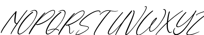 Gleythona Dighunt Italic Font UPPERCASE