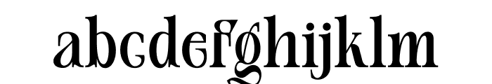 Glifgin Font LOWERCASE