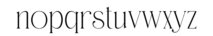 Gliman Font LOWERCASE