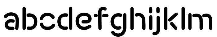 GlimmerSpace Font LOWERCASE