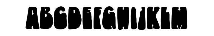 Glimpse of Groovy Regular Font LOWERCASE