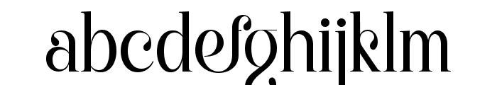 Glimse Font LOWERCASE