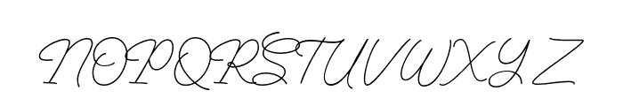 Gliomatha-Regular Font UPPERCASE