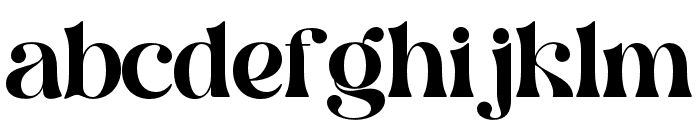 Glirock Regular Font LOWERCASE