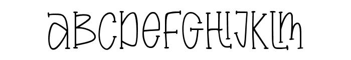 Glisten Font LOWERCASE