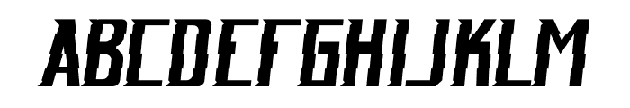 Glitch Blazing Font LOWERCASE
